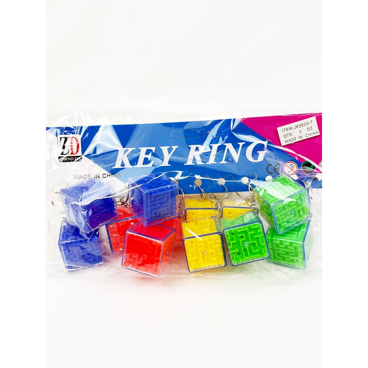 3D Maze Puzzle Toy Keychain