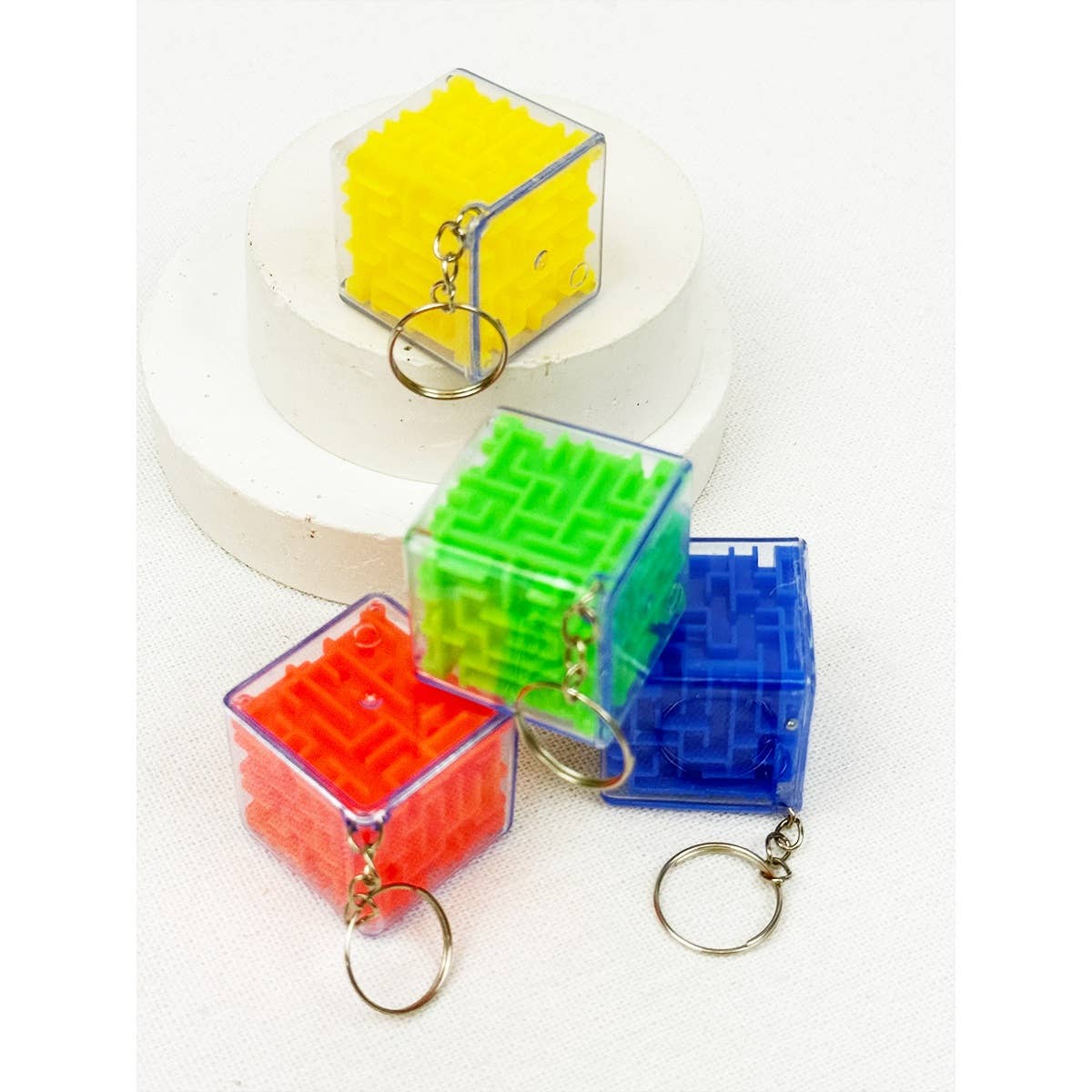 3D Maze Puzzle Toy Keychain