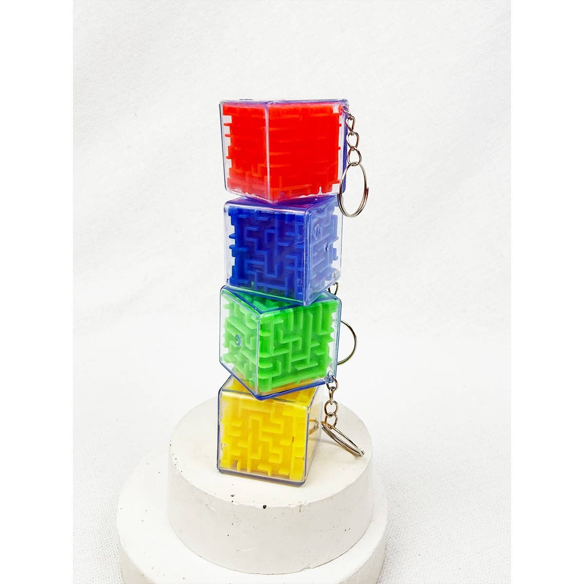 3D Maze Puzzle Toy Keychain