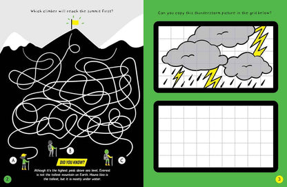 Brain Boosters Planet Earth Puzzles (with Neon Colors) by Vicky Barker