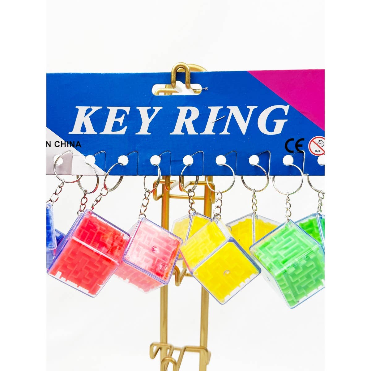 3D Maze Puzzle Toy Keychain