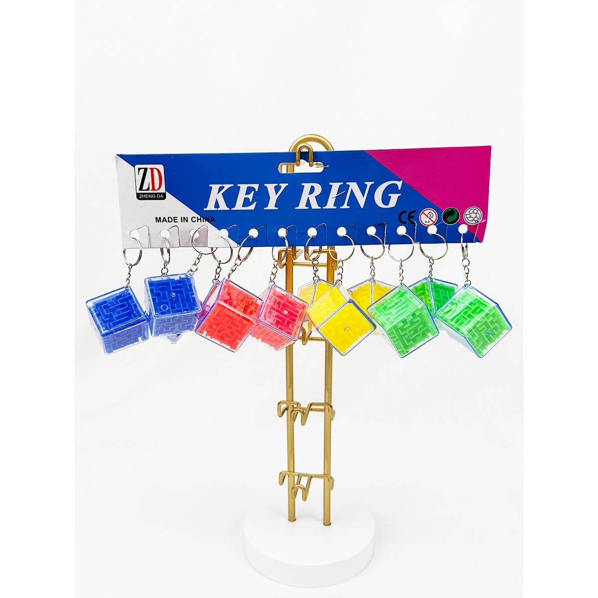 3D Maze Puzzle Toy Keychain