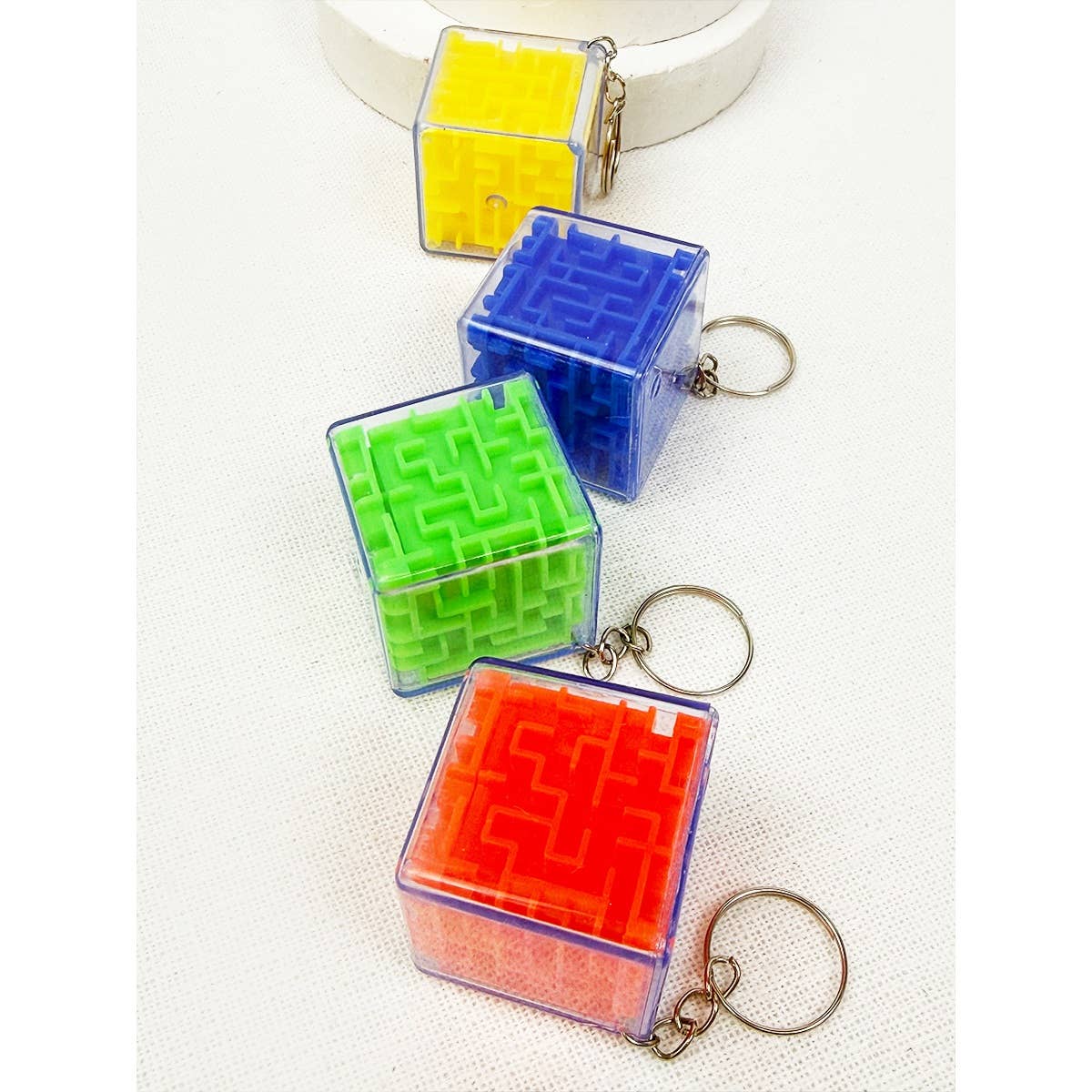 3D Maze Puzzle Toy Keychain